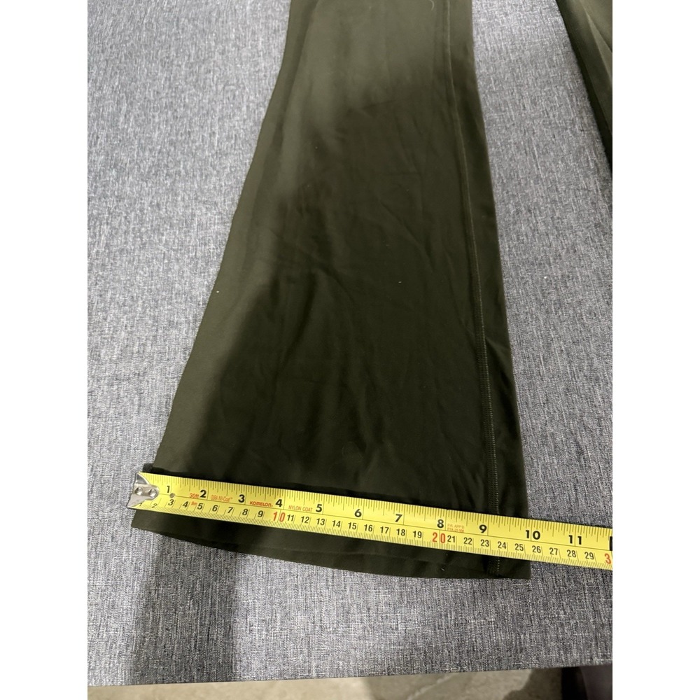 Lululemon Women's High Rise Flare Yoga Pants Olive Green Align Material Sz 6 - Picture 2 of 11